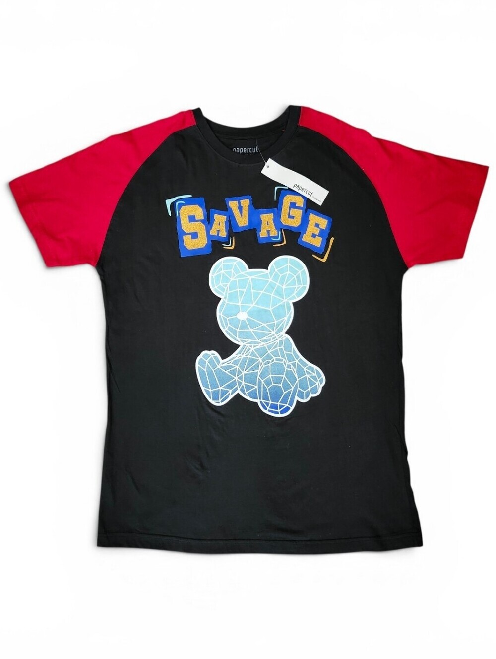 Papercut Men's "Savage" Black & Red Graphic Tee